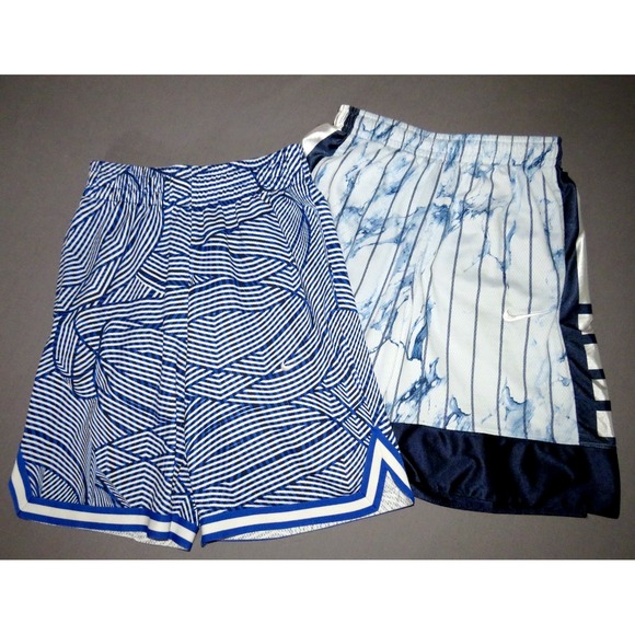 Lot of 2~ Nike Dri-Fit Draw String Athletic Basketball Shorts Boy's Youth Large - Picture 1 of 9
